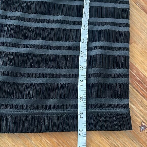 Gestuz Size 38, XS  Smocking Mini Satin Black Dress Long Sleeves NWOT - Picture 10 of 12